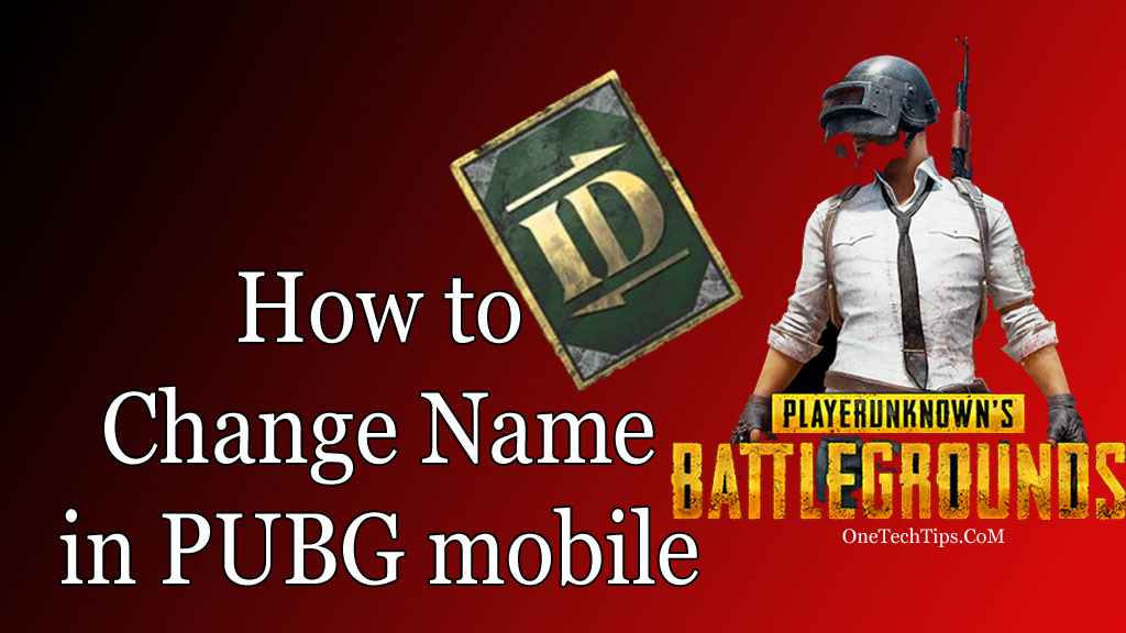 How to Change Name in PUBG mobile