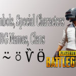 Stylish Symbols, Icons, Special Characters for PUBG